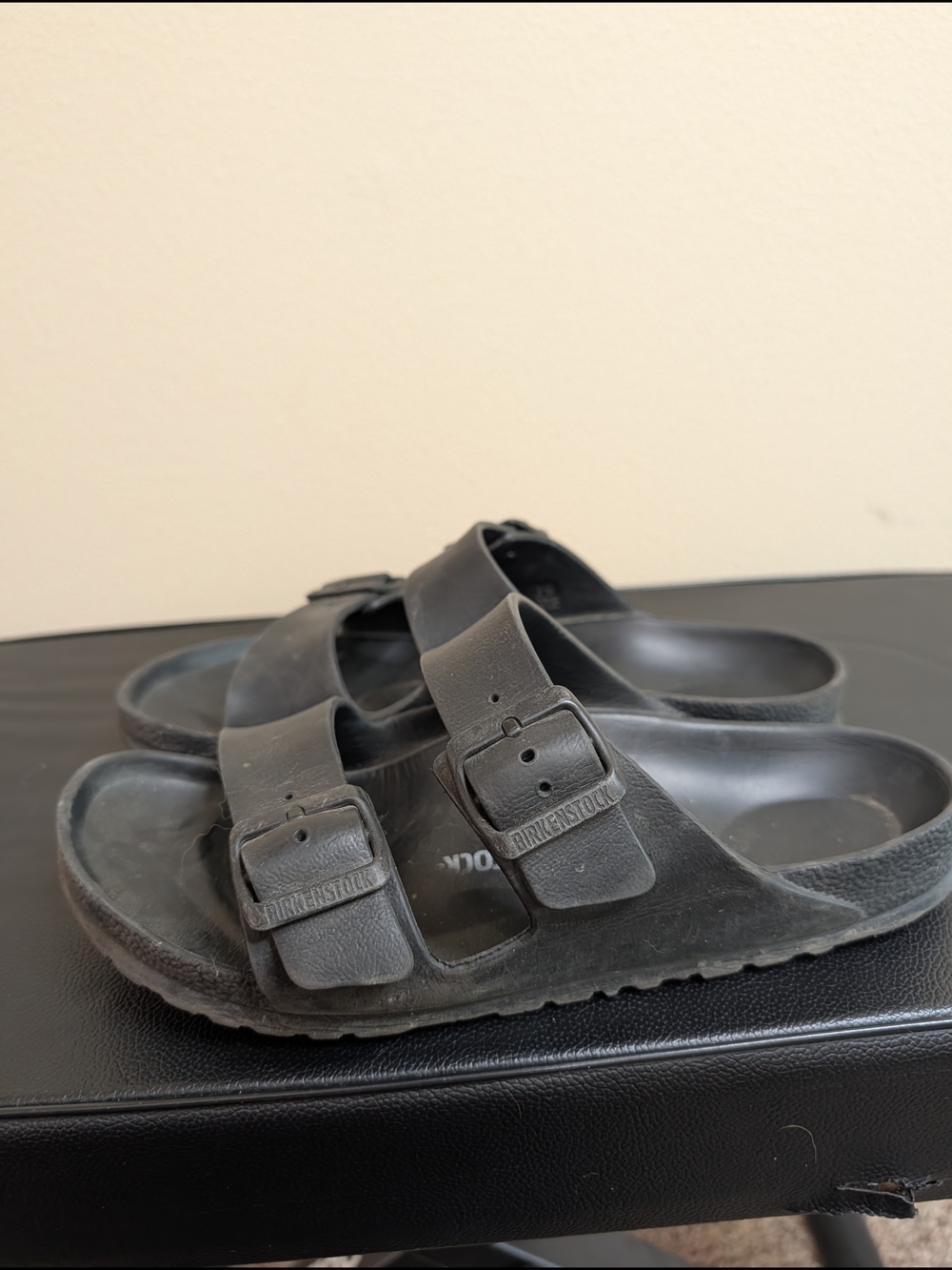 Birkenstock Arizona EVA Black Two Strap Slide Sandals EU 39 Womens 8 - Picture 3 of 8
